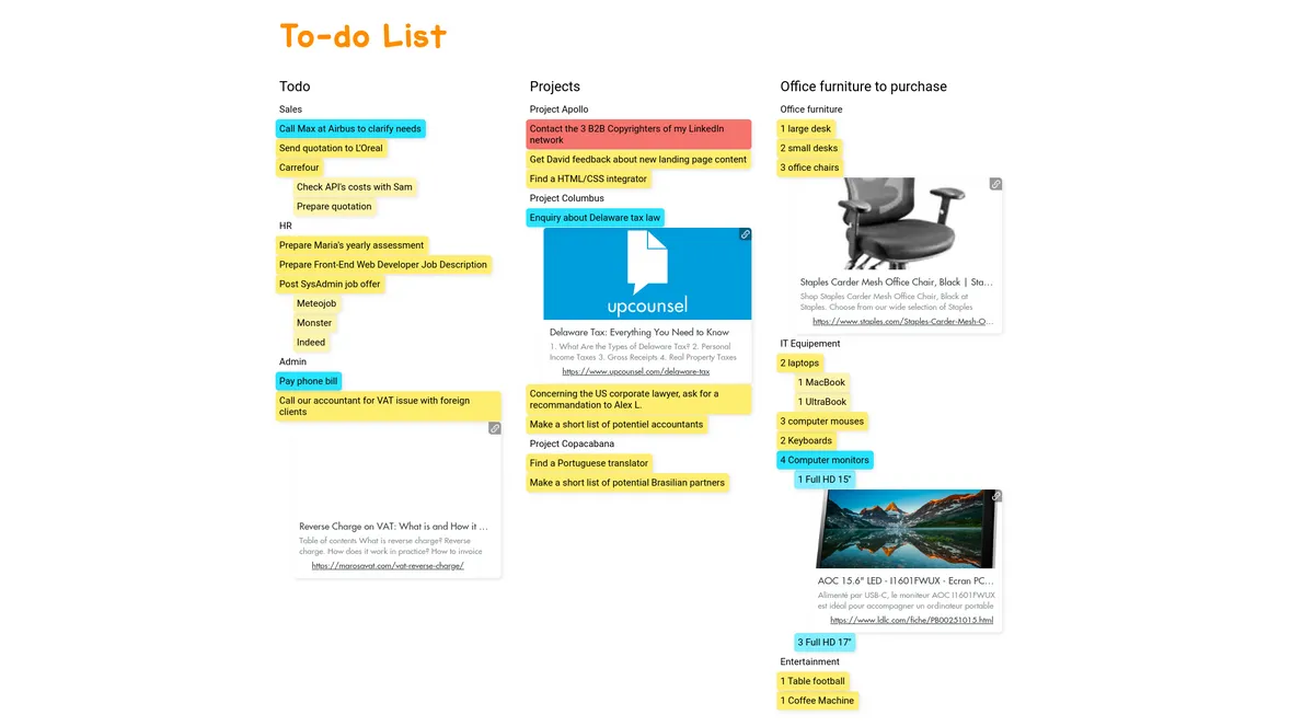 To-do List example